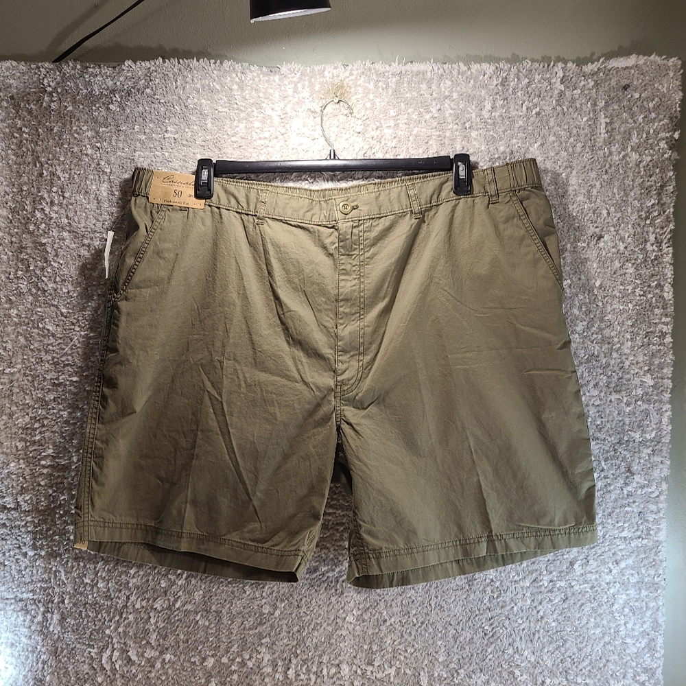 Roundtree and Yorke Men's Shorts Relaxed Fit  Green Size 50 Casual Cotton‎ NWT